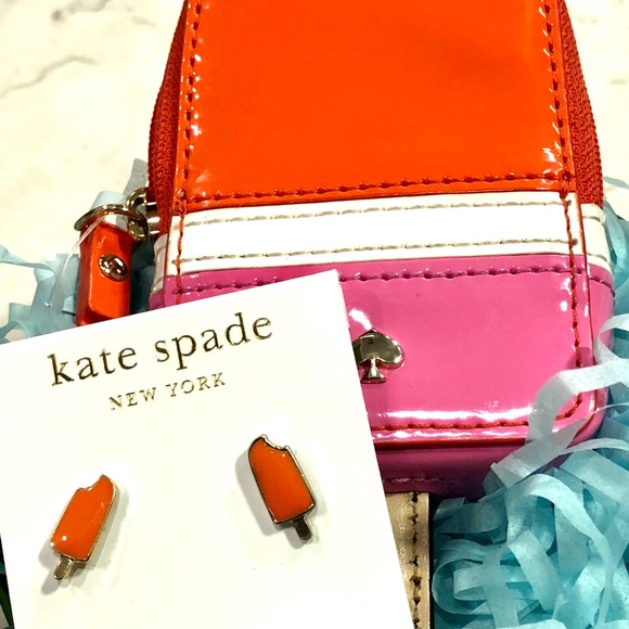 Kate Spade Flavor Month Coin Purse & Earrings - Picture 7 of 8